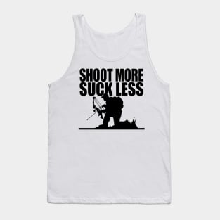 Shoot More Suck Less Funny Hunting Tank Top